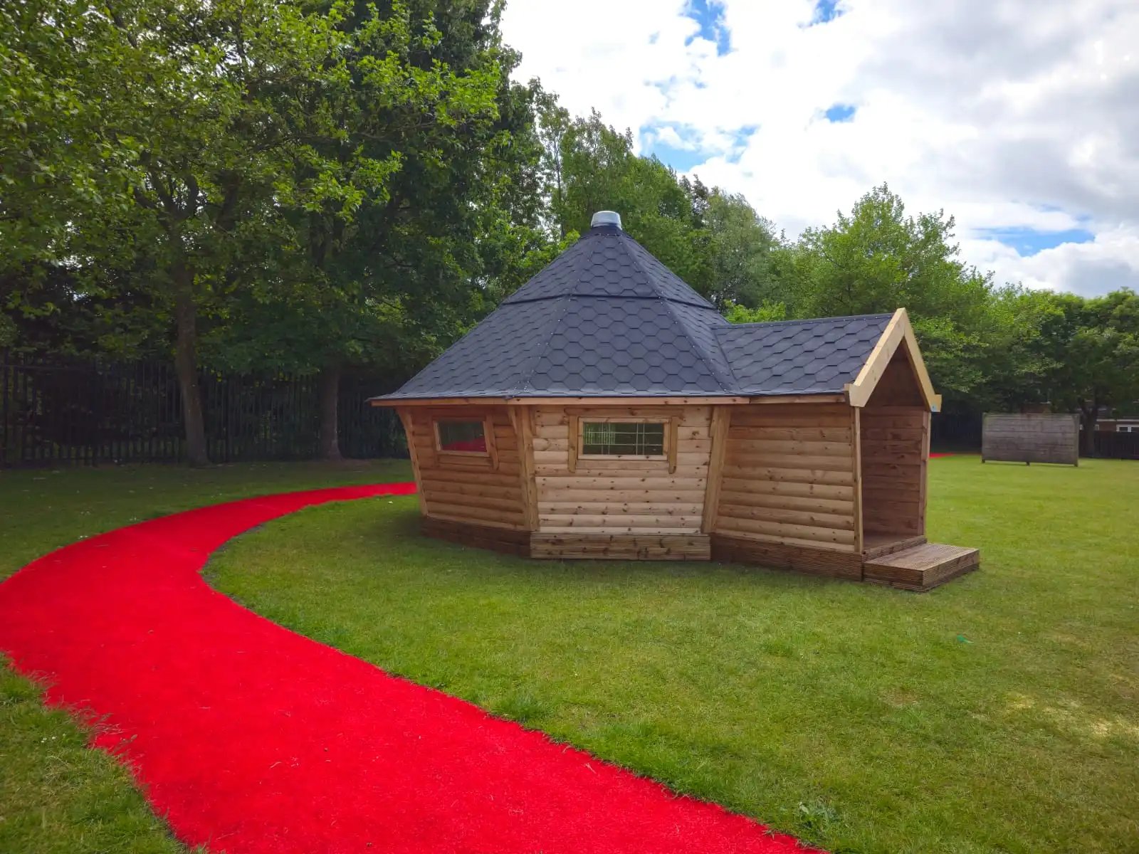 Cabins for Schools 17m outdoor cabin on playground