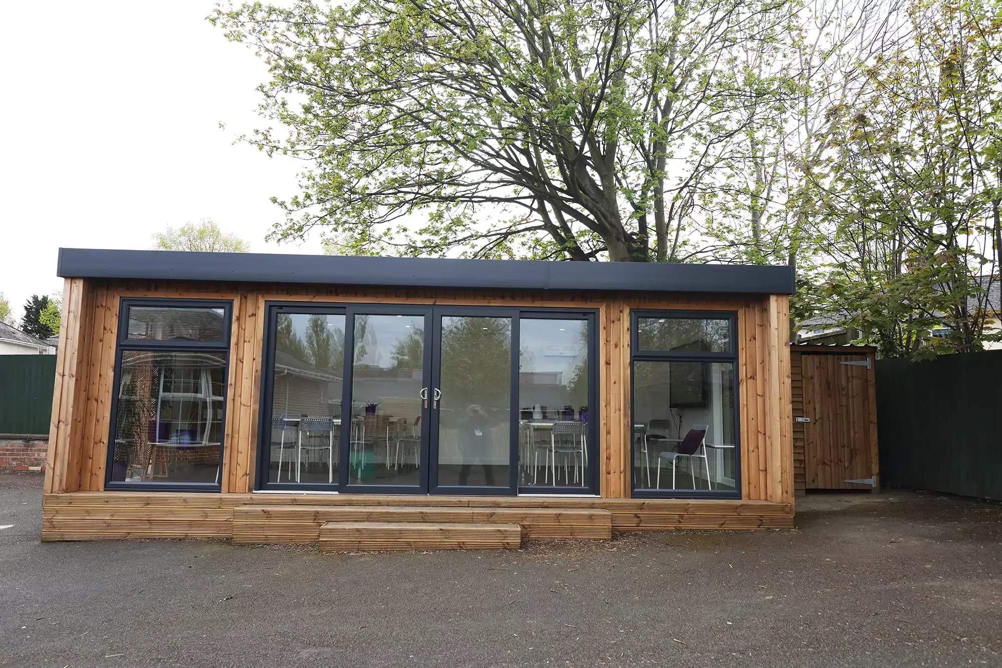 school buildings in wales with Turnkey delivery: Design, manufacture, install and fit-out.