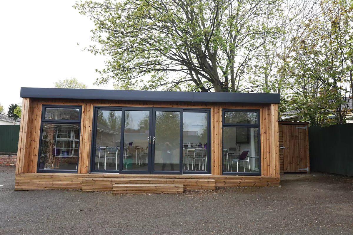 school buildings in wales with Turnkey delivery: Design, manufacture, install and fit-out.